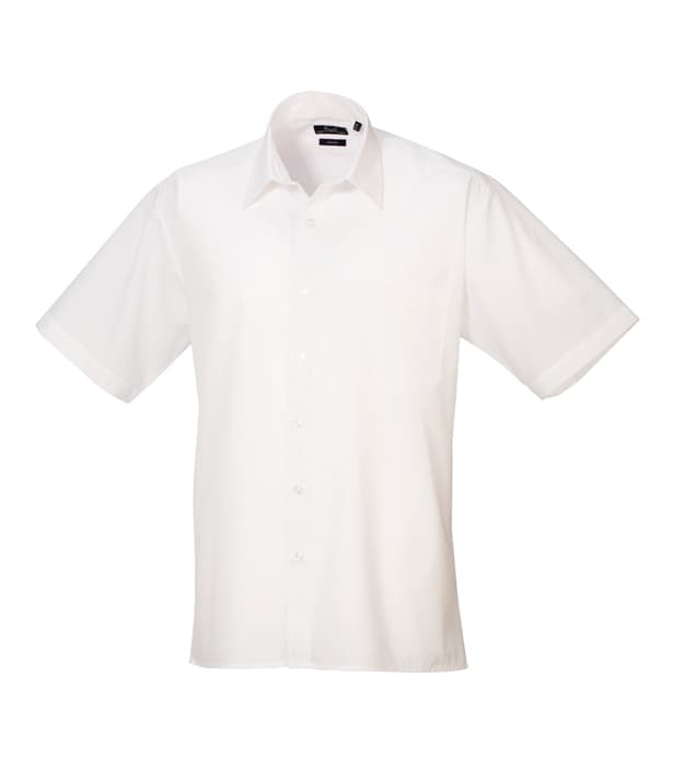 Short sleeve poplin shirt