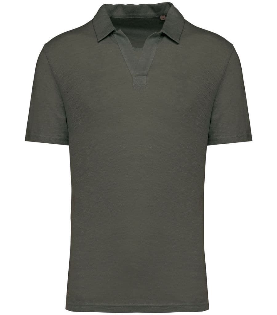 Men’s Linen Polo Shirt