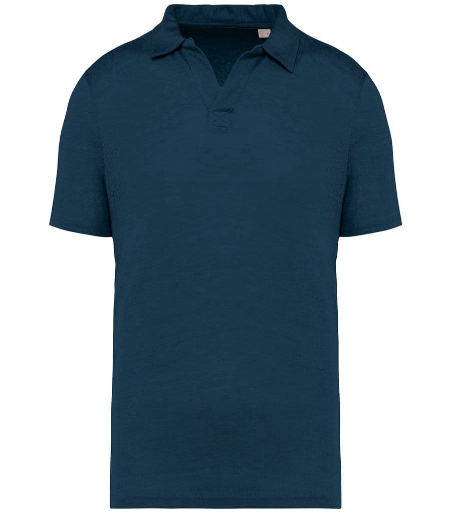 Men’s Linen Polo Shirt