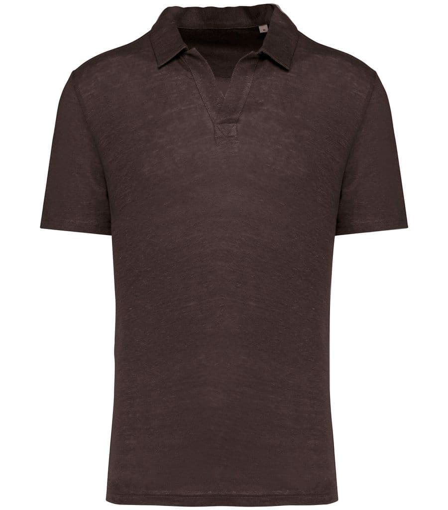 Men’s Linen Polo Shirt