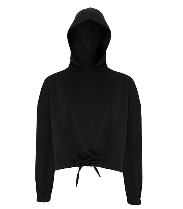 Womens Cropped Oversize Hoodie
