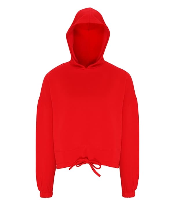 Womens Cropped Oversize Hoodie