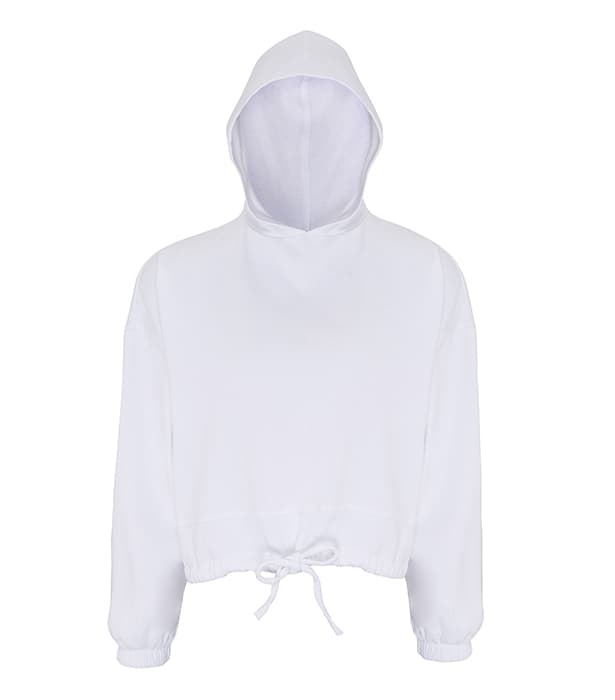 Womens Cropped Oversize Hoodie