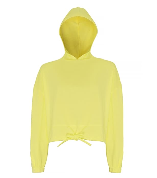 Womens Cropped Oversize Hoodie