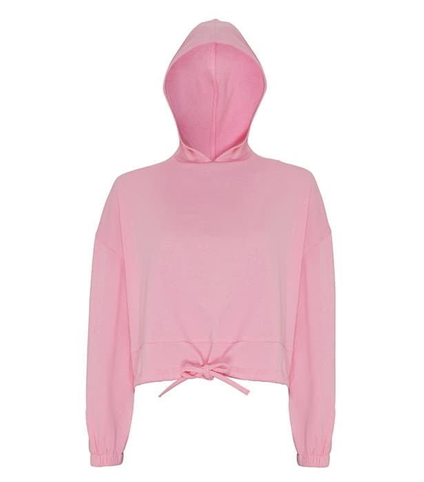 Womens Cropped Oversize Hoodie