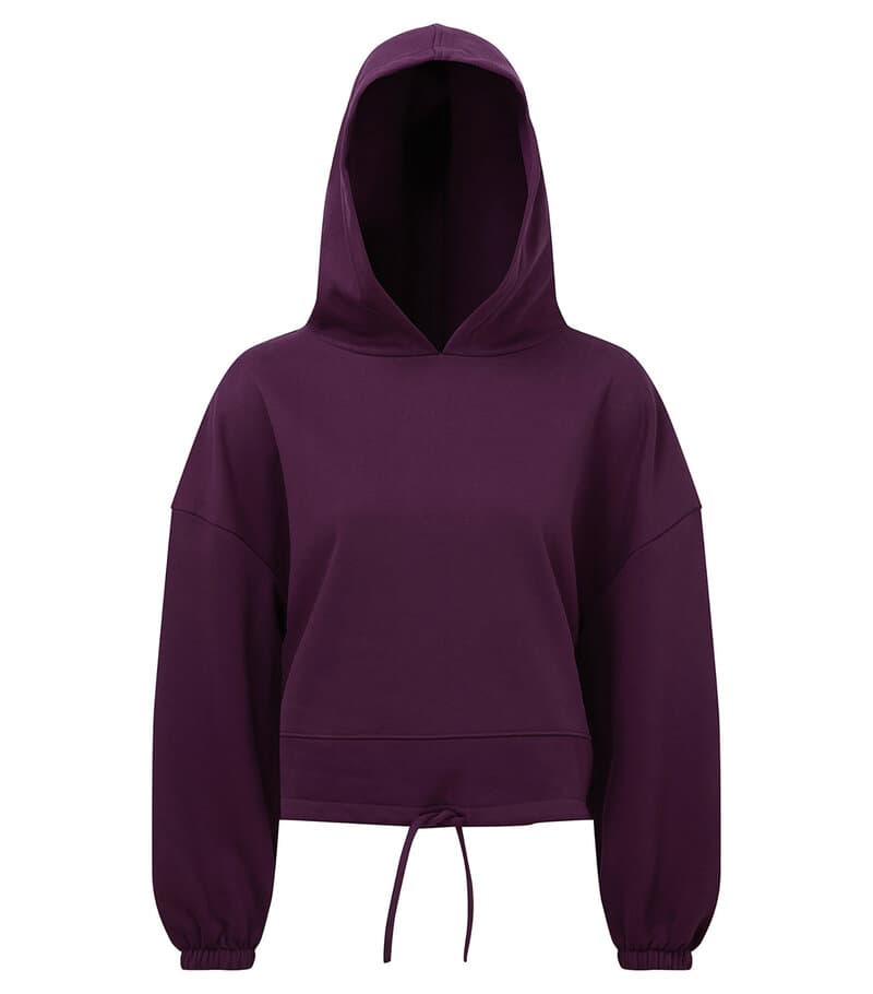 Womens Cropped Oversize Hoodie