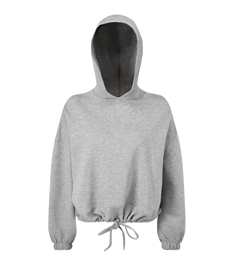 Womens Cropped Oversize Hoodie