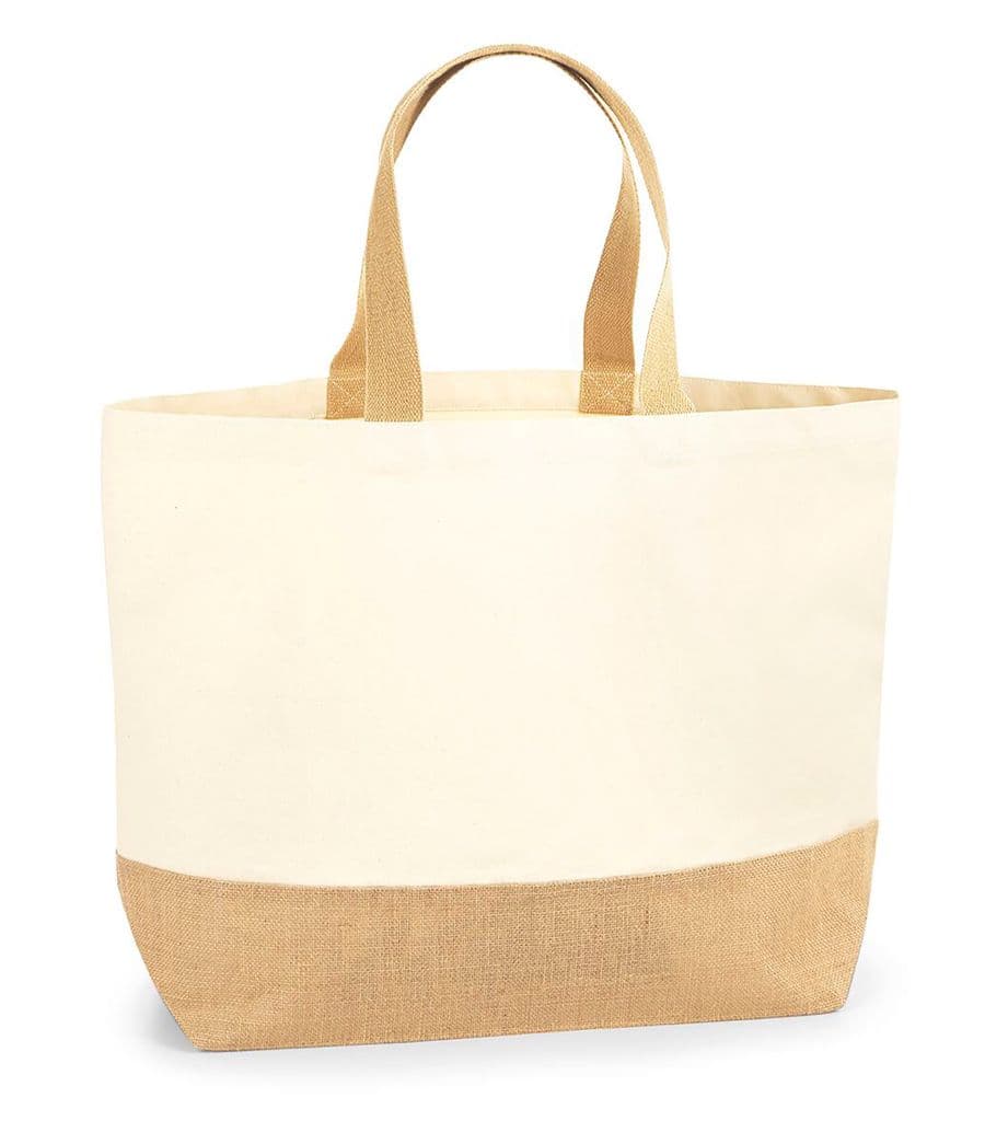 Jute Base Canvas Tote XL