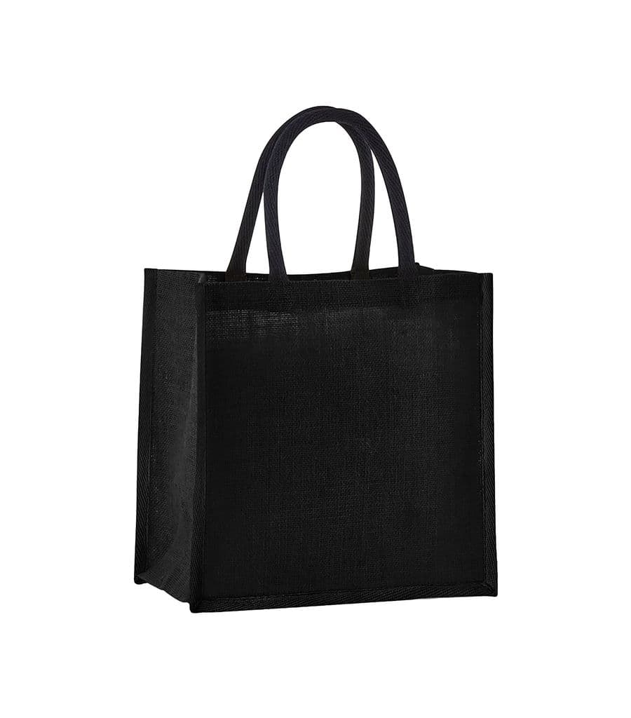 Natural Starched Jute Midi Tote