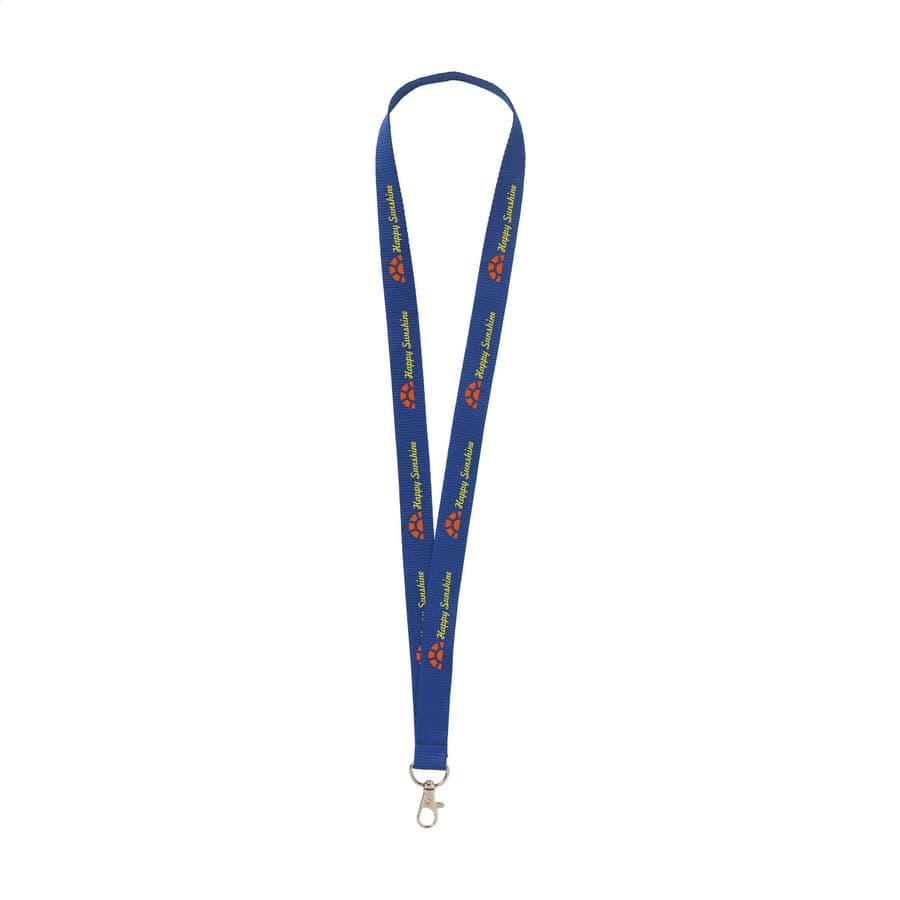 KeyCord Budget 2 cm Blå