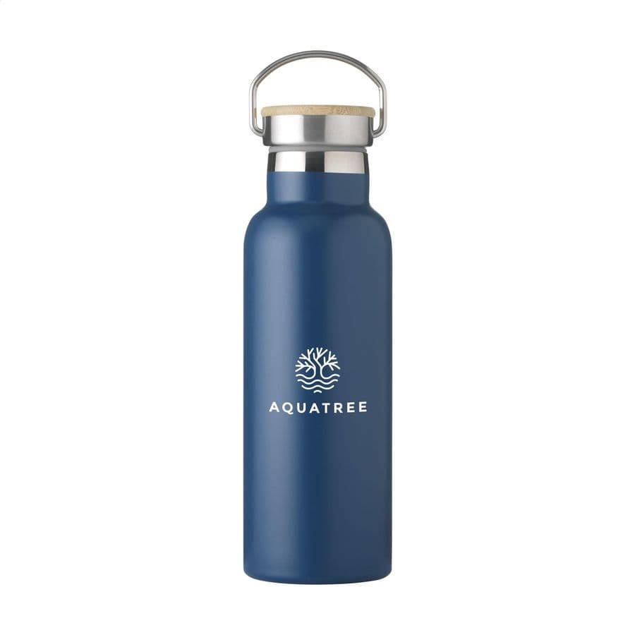 Nordvik RCS Recycled Steel 500 ml drinking bottle Blå