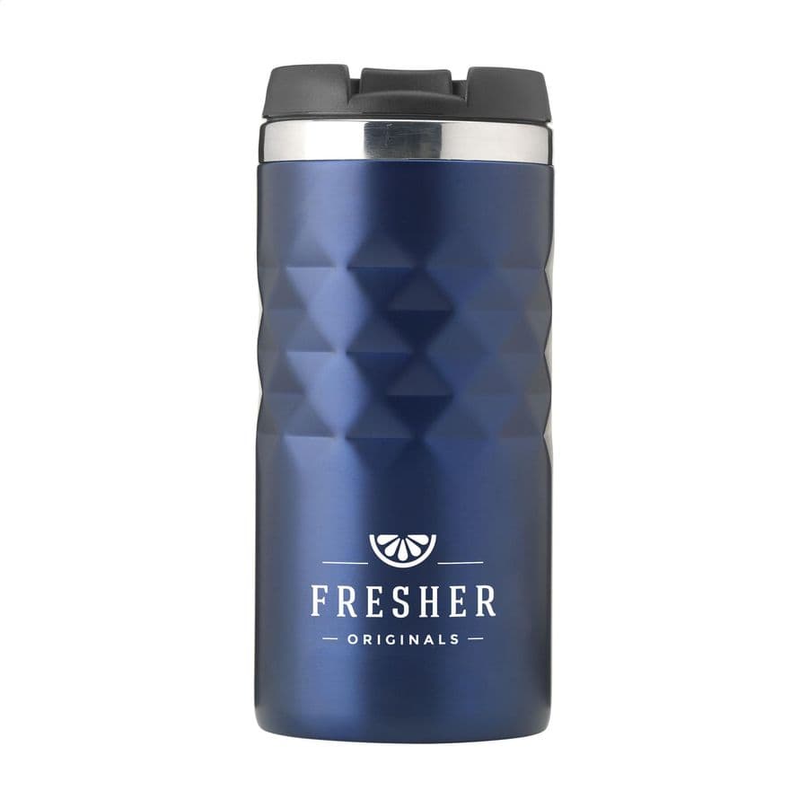 Geometric Mug RCS Recycled Steel 280 ml thermo cup