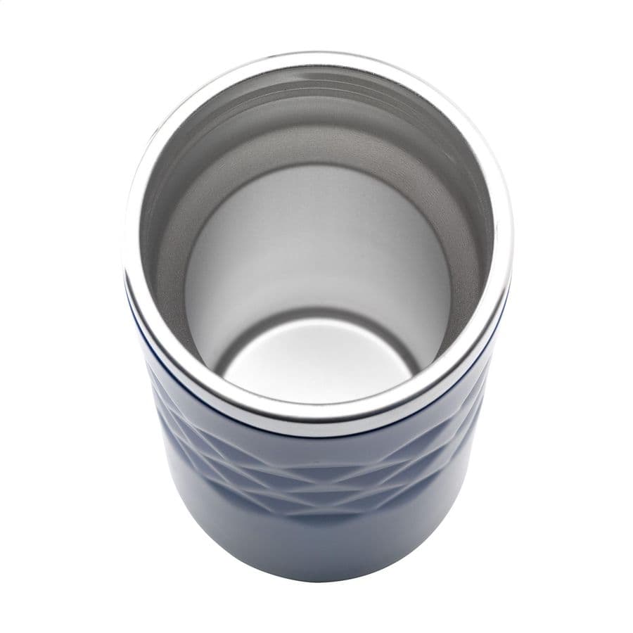 Geometric Mug RCS Recycled Steel 280 ml thermo cup
