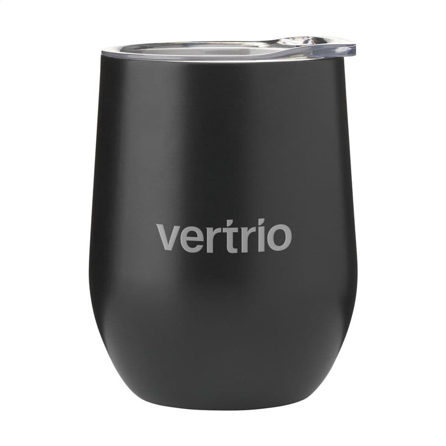 Huevo RCS Recycled Steel Cup 350 ml thermo cup Svart