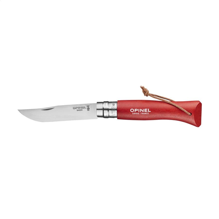 Opinel Colorama No 08 pocket knife Röd