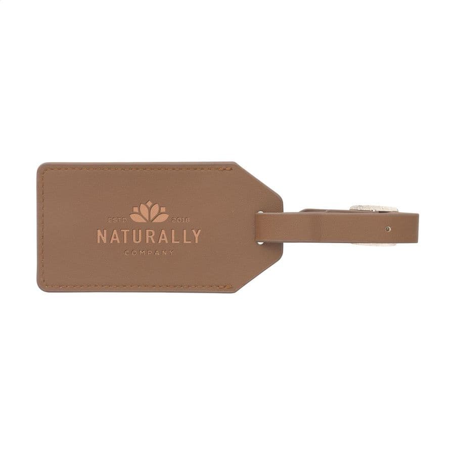 Vegan Pineapple Leather Luggage Tag