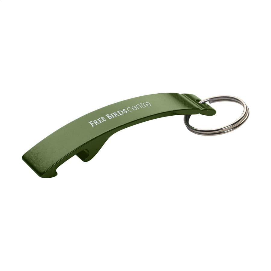 Alu Opener keyring Grön