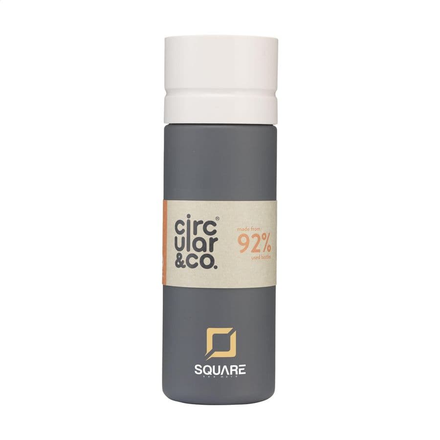 Circular&Co Reusable Bottle 600 ml water bottle Svart/grå