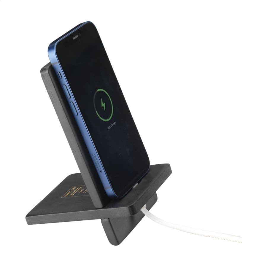 Miyo Bamboo Phone Stand Svart