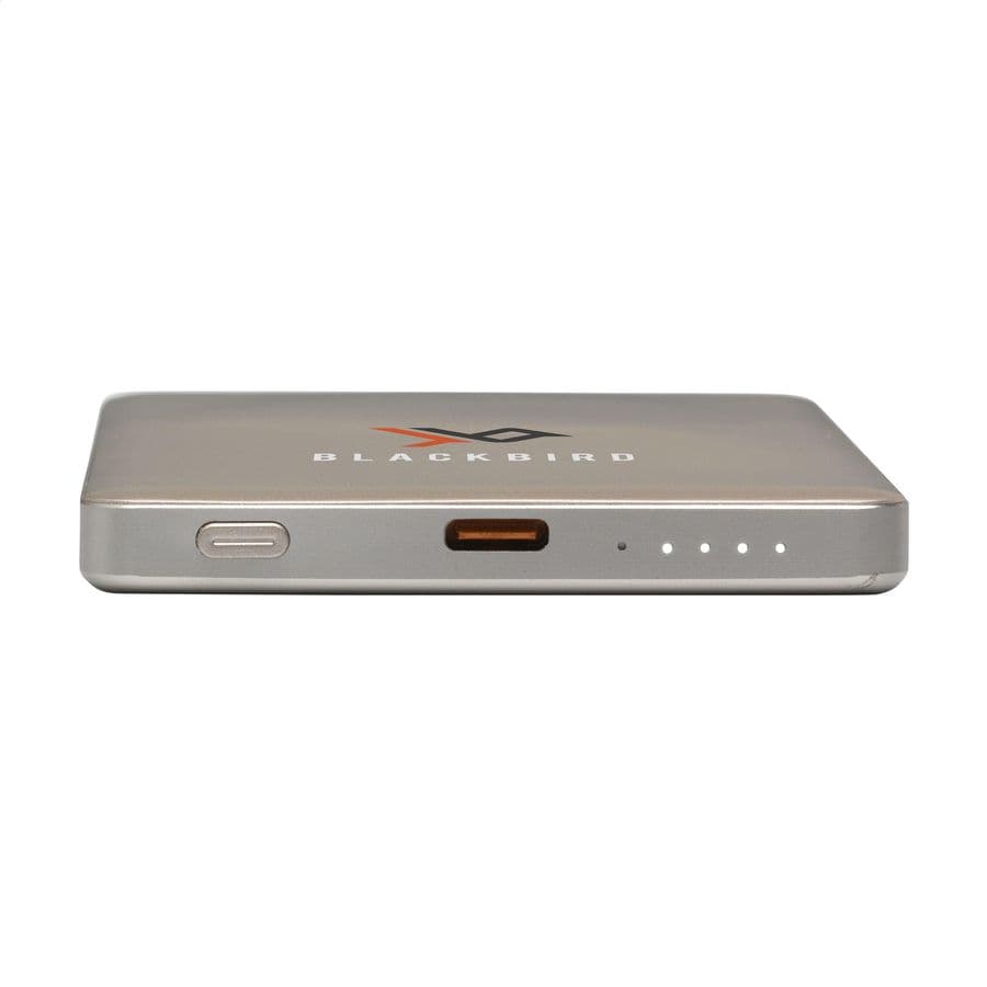 Wireless RCS Recycled Alu Magsafe Powerbank 5000