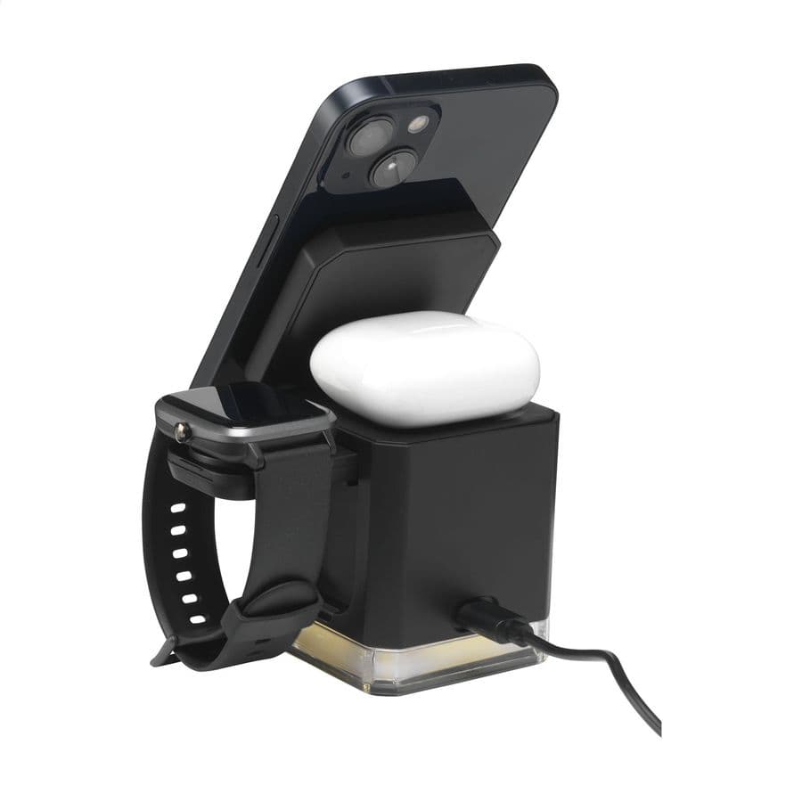 Cube Magsafe 3-in-1 RCS Recycled ABS Charging Stand