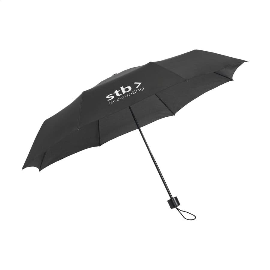 Colorado Mini foldable umbrella 21 inch Svart