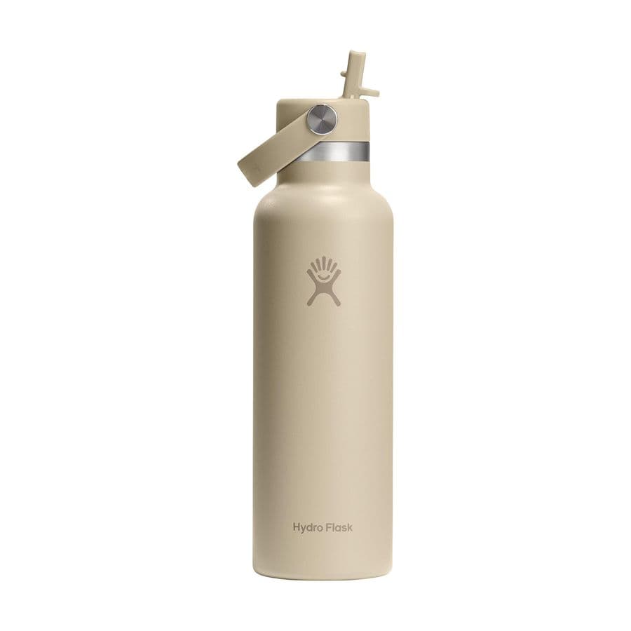 Hydro Flask Standard Mouth with Flex Straw Cap 621 ml water bottle Beige