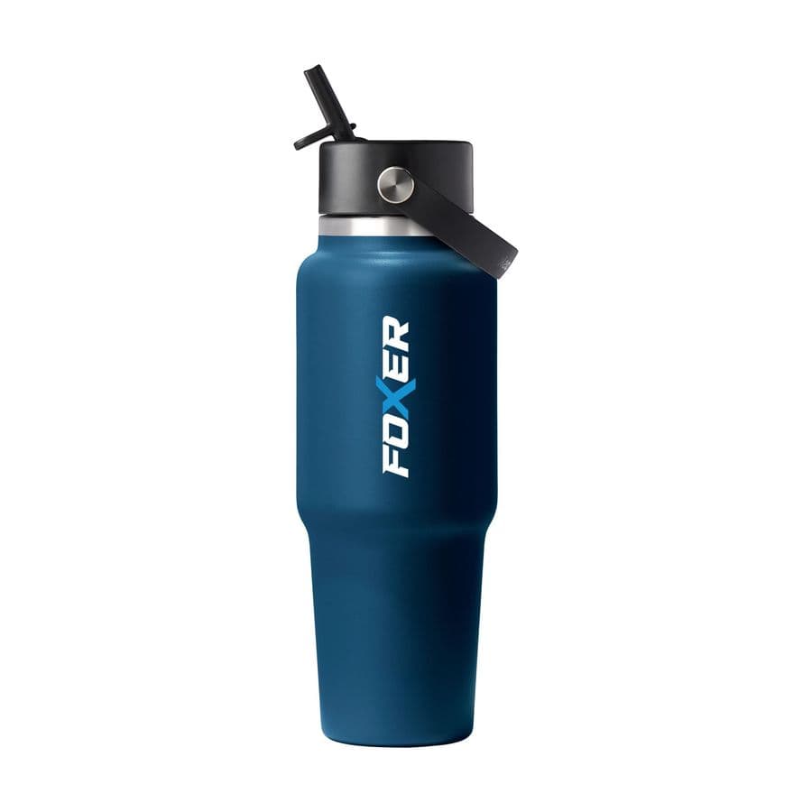 Hydro Flask Wide Mouth Travel Bottle with Flex Straw Cap 946 ml water bottle