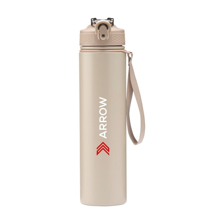 AquaSteel RCS Recycled Water Bottle 750 ml Beige