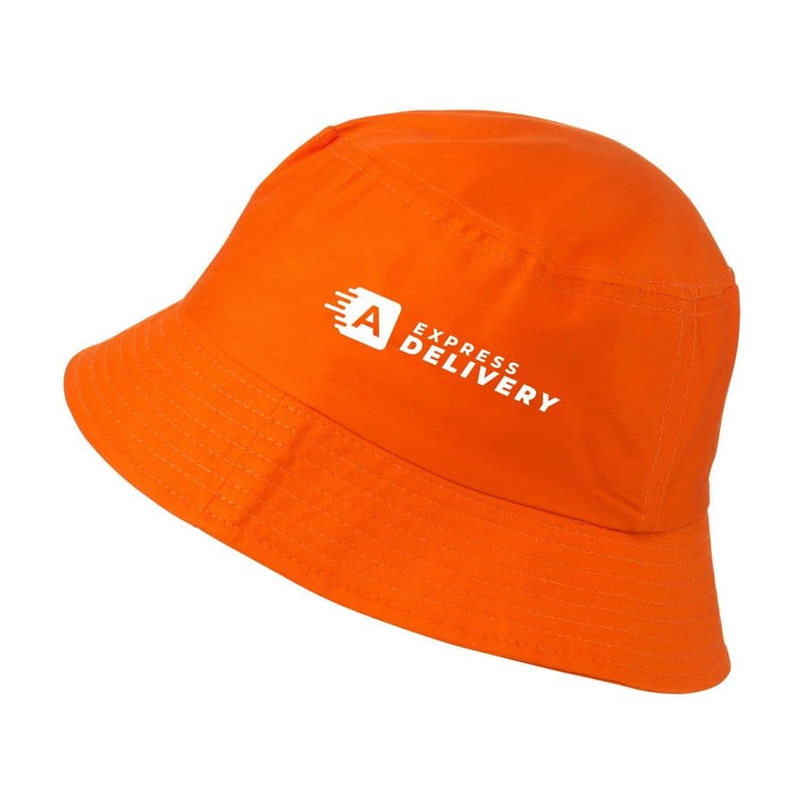 Cotton Bucket Hat Orange