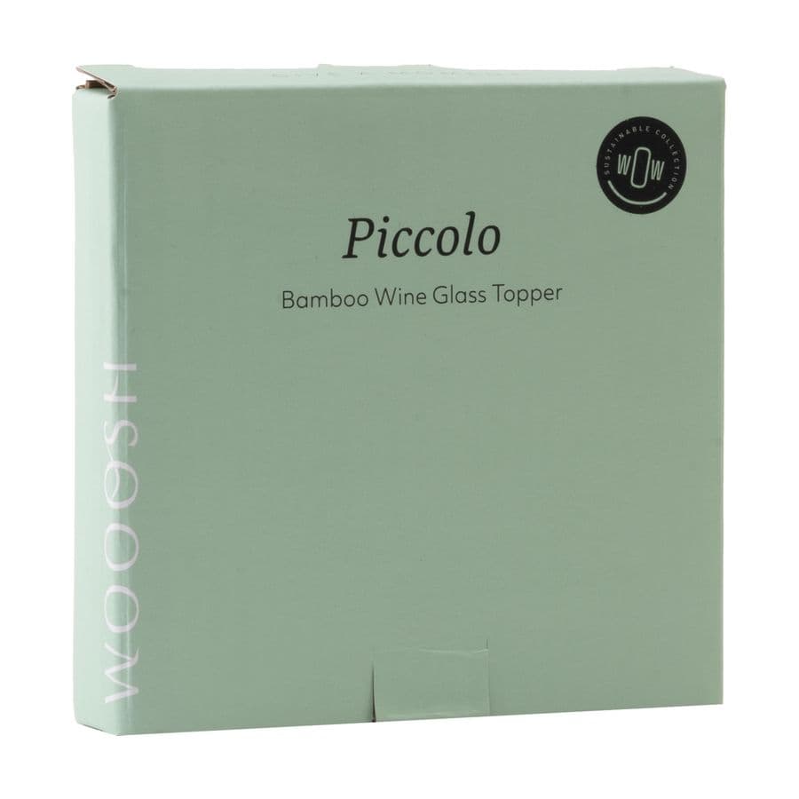 Wooosh Piccolo Bamboo Wine Glass Topper